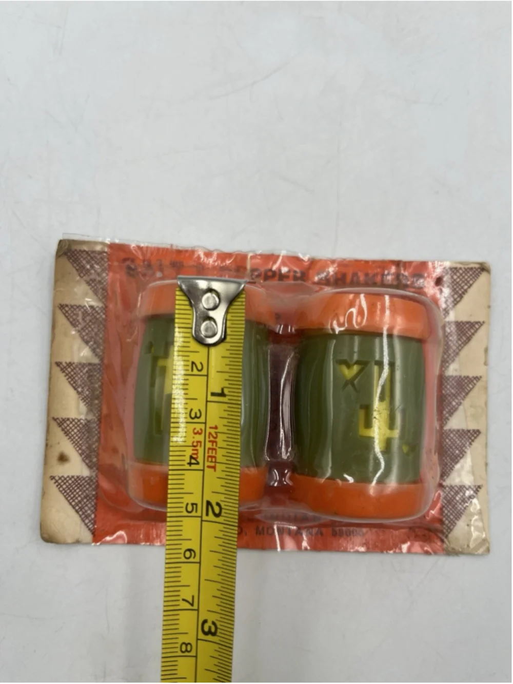 Vintage 1970’s St. Labre Indian School Salt & Pepper Souvenir Item in NIP SEE
